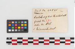 Etiketten zu Eisenschwert (NHMW-PRAE-024521)